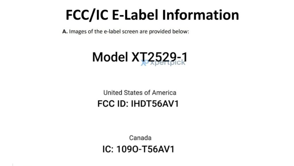Moto G56 5G FCC