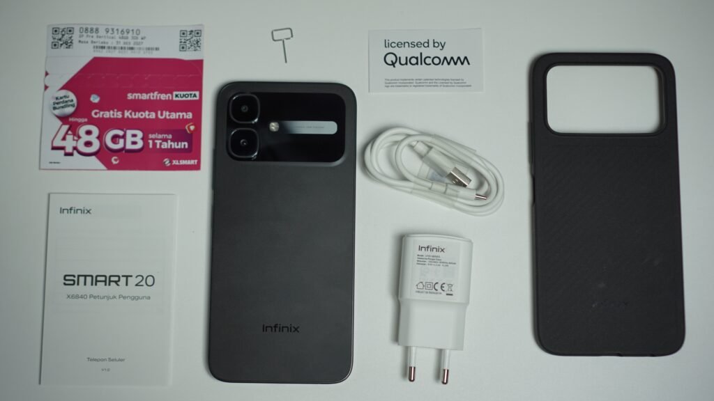 Isi dalam box Infinix Smart 20
