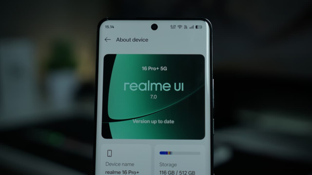 realme 16 Pro+ 5G membawa Android 16, realme UI 7